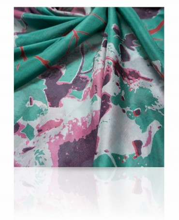 Палантин Женский S-CN.FLOWER/BLUE